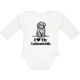 thumbnail image 3 of Inktastic I Love My Goldendoodle Dog Boys or Girls Long Sleeve Baby Bodysuit, 3 of 5
