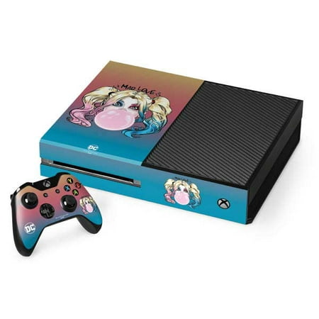 Skinit DC Comics Harley Quinn Mad Love Xbox One Console and Controller Bundle Skin