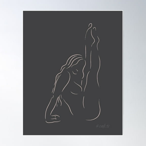 Two Gray/Pink Poster Wall Art, Modern Wall Decor For Living Room Bedroom, 8x12 UNFRAMED