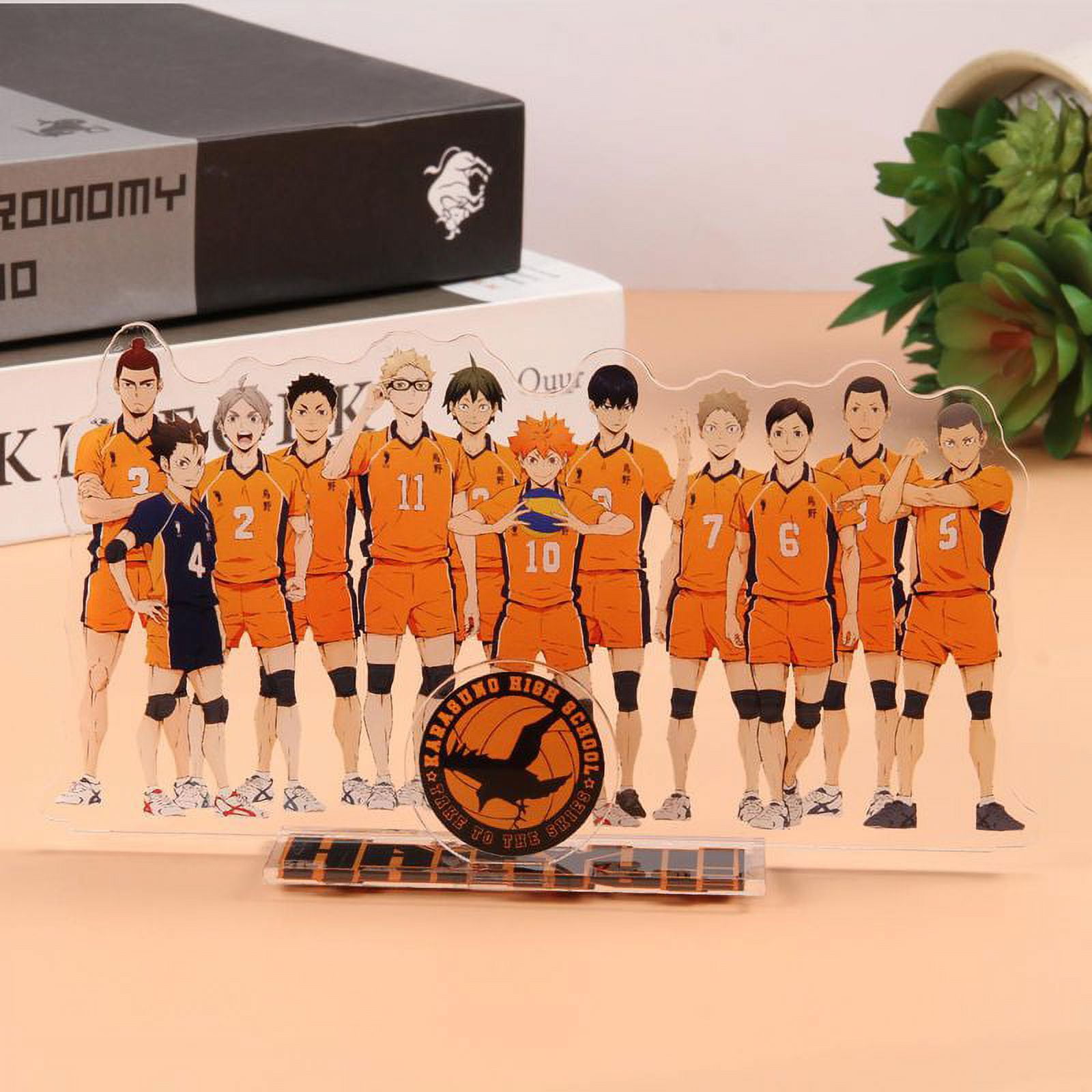 Anime Acrylic Stand Action Figure Toy Haikyuu!!! Wiki Combination Group PVC  Acrylic Desktop Stand Model