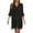 1-Black, variant on QHFBli Beach Cover Ups for Women V Neck Bathing Suit Cover Up Bikini Swimsuit Coverup Beach Dress Shirt
