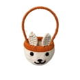 thumbnail image 4 of Kbndieu Easter Basket for Kids with Handles, Imitation Rattan Bunny Easter Baskets with Cute Rabbit Ears, Easter Egg Hunt Bucket for Picnic Wedding Easter Decorations Gifts, 4 of 4