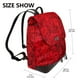 thumbnail image 2 of Disketp Red Rose Mochila de Cuero para Mujer, Bolso de Espalda Antirrobo con Estilo para Viaje, Trabajo y Uso Diario, 2 of 4