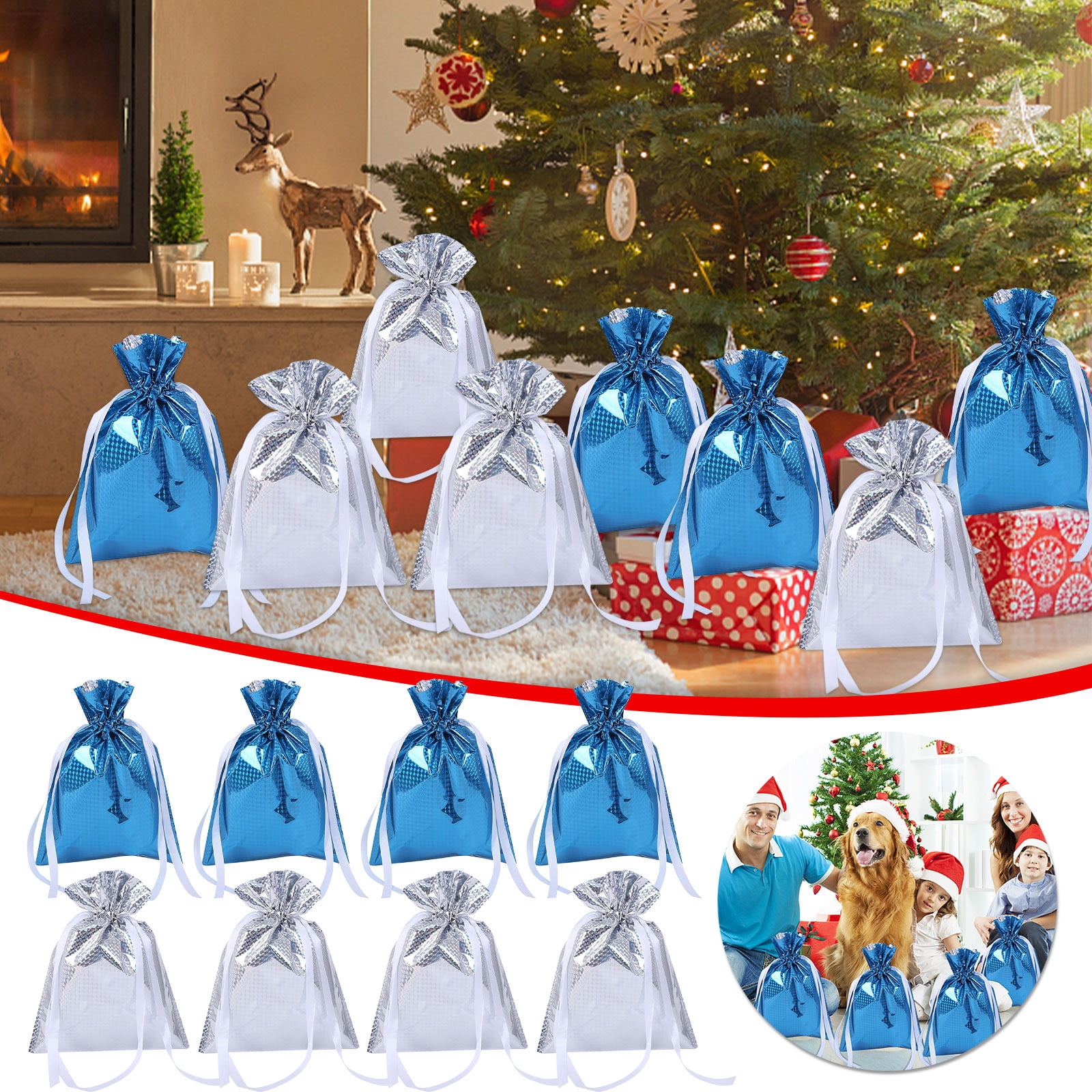 foil xmas bolsas