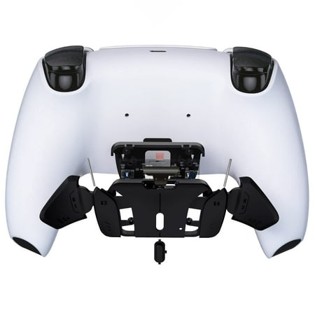 eXtremeRate Solid Black RISE4 Remap Kit Replacement Back Paddles K1K2K3K4 Housing for PS5 Controller BDM-010/020/030/040