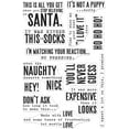 thumbnail image 3 of Hero Arts Clear Stamps 4"X6", Snarky Christmas Messages, 3 of 3