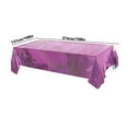 thumbnail image 2 of BinKFF Iridescent Tablecloth, Birthday Party Tablecloths Iridescence Plastic Disposable Table Covers Iridescent Party Decorations,Plastic Tablecloth for Buffet Table,Birthday Decors, 2 of 5