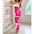 thumbnail image 5 of Women Summer Strapless Maxi Dress Bodycon Floral Long Wedding Guest Dress Formal Cocktail Dresses Pink S, 5 of 8
