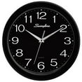 thumbnail image 1 of Clock-12" Round, Fashion, Black Face & Frame, 1 of 1