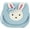 Blue, variant on Cute Rabbit Ear Bow Crossbody Purse,PU Shoulder Handbag for Kids Girls Toddlers