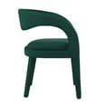 thumbnail image 3 of Modway Pinnacle 20" Upholstered Fabric Dining Chair in Green (Set of 2), 3 of 10