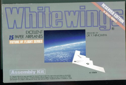 Y Ninomiya NEW White Wings Reserved Edition 15 Paper Airplanes B2 Stealth Dr 