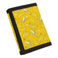 thumbnail image 2 of Chririnla Banana Print Lightweight Kids Trifold Wallet, Polyester Trifold Card Wallet Thin Boys Trifold Wallet for Daily Use Sports, 2 of 7