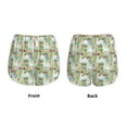 thumbnail image 5 of Lsque Rabbit And Carrot Printed Women's Running Shorts with Liner Pockets,Elastic Quick Dry Workout Athletic Gym Yoga Shorts,Womens High Waist Shorts-X-Large, 5 of 9