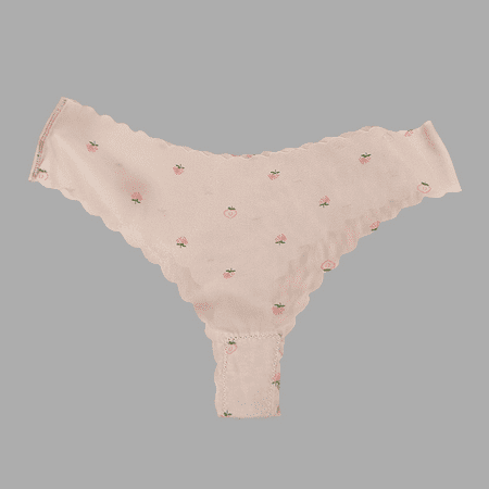 Fulorrnie Underwear for Women High Waisted Seamless Thong No Show Panty Elastic Waist Waistband Comfort Panties  Coffee  L