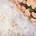thumbnail image 3 of 2.5 Inch Wide Christmas Wired Ribbon Snowflake Organza Sheer Glitter Ribbon for Xmas Tree, Wreath, Party Decoration, Gift Wrapping (White, 21.9 Yards), 3 of 7