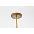 thumbnail image 3 of Warehouse of Tiffany Alena Matte Gold 3-Light Two-Tier Fabric Drum Shade Chandelier, 3 of 5