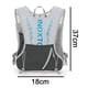thumbnail image 2 of Mochila ligera y delgada para correr, cintura torácica, ajuste cómodo para hombres y mujeres, resistente al agua, 2 of 5