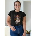 thumbnail image 2 of Paris Eiffel Tower Paint T-Shirt Women -Image by Shutterstock, Female XX-Large, 2 of 4