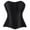 Black, variant on Fjofpr 50% off Clear! Black Corset Tops for Women Women Solid Color Zipper Sexy Court Vintage Corset Straps Tank Top