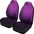 thumbnail image 3 of Bright Purple Ombre Watercolor Design Car Seat Covers Set Universal Fit For Bucket Seats In Cars and SUVs, 3 of 6