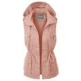 thumbnail image 5 of PacificPlex Womens Sleeveless Cargo Utility Vest with Pockets, Small, Mauve, 5 of 7