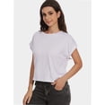 thumbnail image 5 of Women's Crew Neck Short Sleeve T Shirt Summer Casual Loose Workout Top, 5 of 6