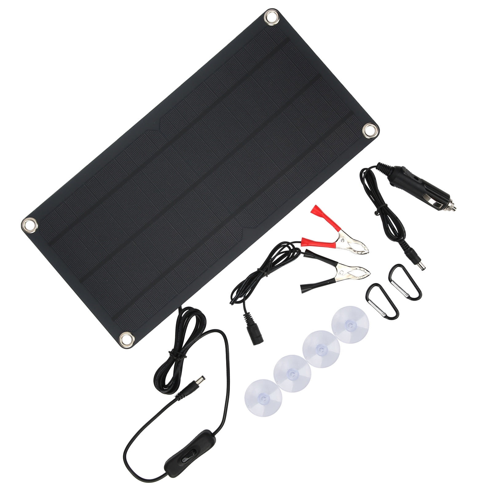 Fdit Solar Panel Solar Panel Kit Portable Monocrystalline Silicon Lightweight
