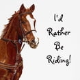 thumbnail image 3 of CafePress - Id Rather Be Riding! Horse Baseball Jersey - Cotton Baseball Jersey, 3/4 Raglan Sleeve Shirt, 3 of 4