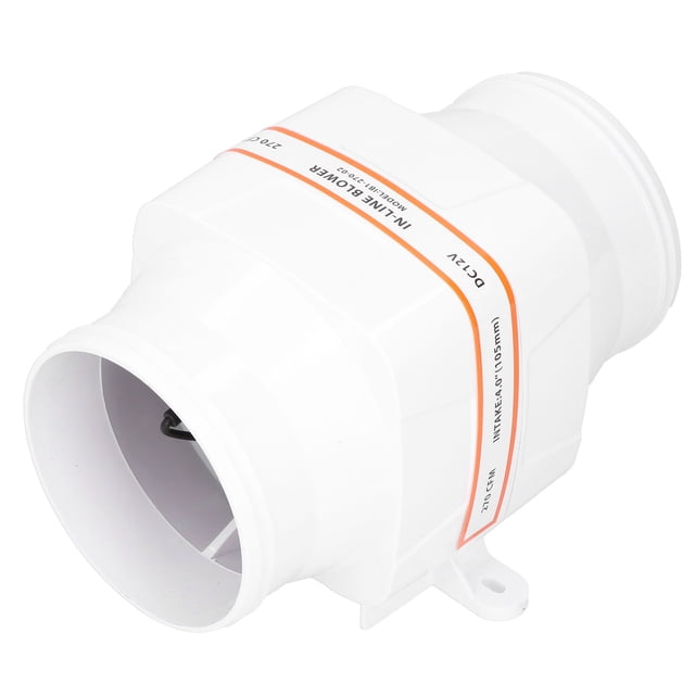 Soplador de aire de sentina eléctrico, soplador de aire de sentina en línea de 4 pulgadas y 270 CFM, soplador de aire en línea resistente y robusto