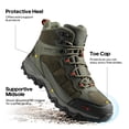 thumbnail image 4 of Botas de senderismo NORTIV 8 Paladin impermeables para hombre, color verde militar, 13 W, 4 of 4