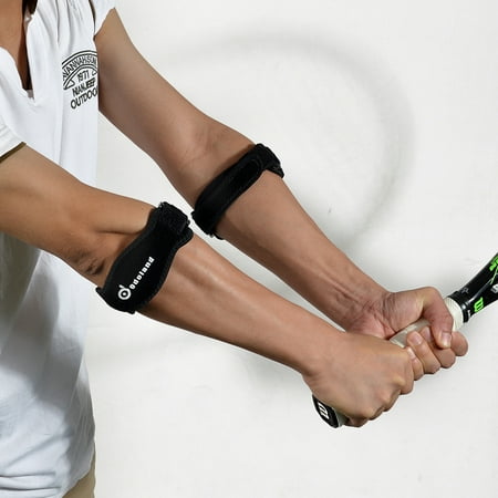 - ODOLAND 2PCS Tennis Elbow Brace Durable Compression Elbow Brace for Pain Relief Solution