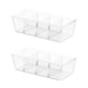 thumbnail image 3 of Pantry Organizers and Storage Bins Plastic Clear with Dividers, 3 of 5