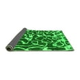 thumbnail image 2 of Ahgly Company Indoor Rectangle Abstract Green Modern Area Rugs, 3' x 5', 2 of 4