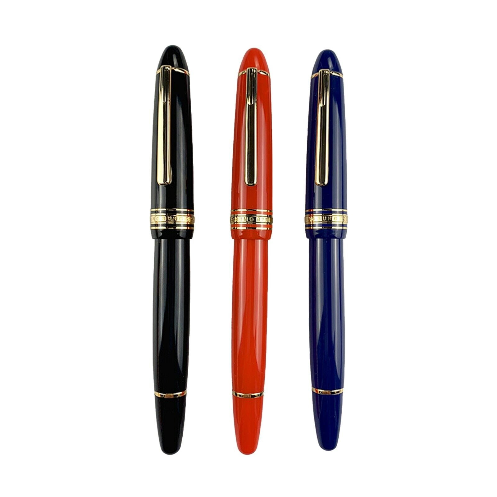 Acrylic Resin Business Office Fountain Pen Piston Absorbs Ink Fountain Pen EF/F Iridium Nib Ink Pens