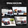 thumbnail image 7 of Sikiie Red Flame Wolf Head Leather Tissue Box Cover Rectangle, Long Tissue Box Cover, Tissue Box Holder, Tissue Holder for Bathroom, 7 of 7