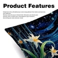 thumbnail image 2 of Starry Plants Throw Pillow Covers Set of 2 with Unique Patterns | Chair Pillow Covers in 16x16, 18x18, 20x20 inches | Pillow Inserts Included |for Every Occasion, 2 of 6