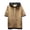 Khaki, variant on Gyexs Hooded T Shirts for Men Short Sleeve Lightweight Button Down Shirts Fishing Hiking Running Workout T-Shirts Sportswear Grey, Size XXXL
