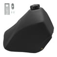 thumbnail image 3 of Oversized 3.2 Gallon Fuel Gas Tank Black For Kawasaki KLR250 1985-2005, 3 of 11