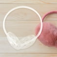 thumbnail image 6 of HEANUJJ 2Pcs Warm Earmuff Frame Rack White Plastic Earmuff Making Frame for Winter Use, 6 of 8