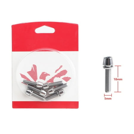 

Bicycle Bike screws set of6 M5/M6 18/20mm stem bolts Stainless Steel Stem screw