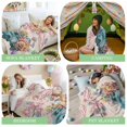 thumbnail image 6 of Throw Blanket Fleece Throw Blanket 50x80in, Farm Blue Truck Rose Flower Easter Egg Soft Lightweight Bed Blankets Spring Cherry Vintage Linen Fuzzy Couch Blankets for All Season, 6 of 9