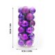 thumbnail image 2 of Teissuly Plastic Christmas Balls 24 Pcs Of 4cm Electroplating Balls Christmas Decoration Hanging Balls Barrel Package Christmas Balls Teissuly WER202310167230, 2 of 2