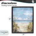 thumbnail image 4 of Stupell Industries Tropical Free Seagulls over Beach Dunes Black Floating Frame Canvas Art, 17 x 21, by Creative Studio, 4 of 8