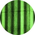 thumbnail image 1 of Ahgly Company Indoor Round Abstract Green Modern Area Rugs, 8' Round, 1 of 4