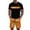 Orange, variant on GrmtClth Mens Hawaii 2 Piece Outfits Beach Crew Neck T-Shirt and Shorts Set Breathable Short Sleeve Outfits Soft Elastic Drawstring Clothing Orange 5XL