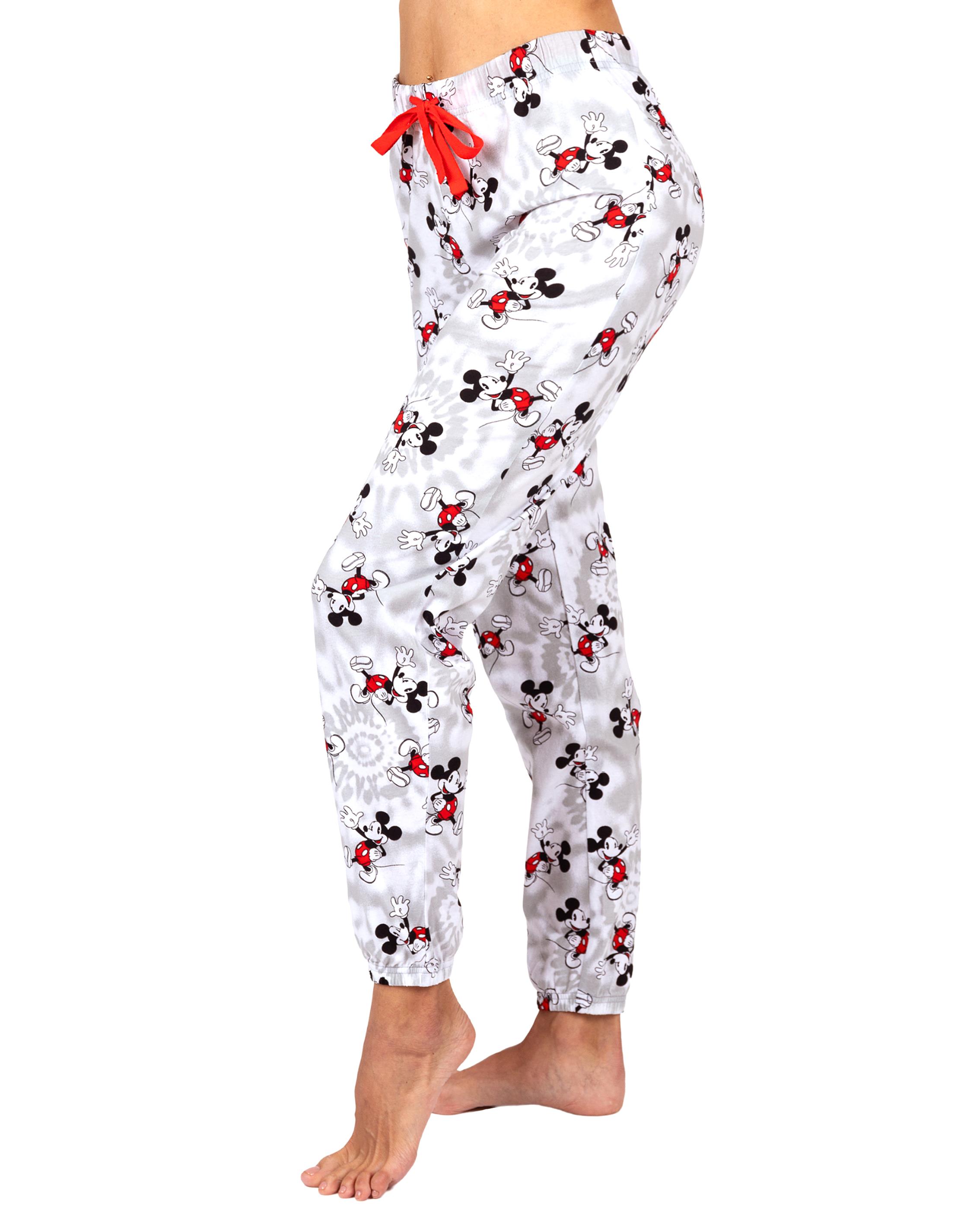 Disney Mickey Mouse Womens Pajama Pants, Sleepwear Bottoms, Classic Mickey, Size: M - image 3 of 5