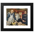 thumbnail image 2 of Fritz von Uhde 18x15 Black Modern Framed Museum Art Print Titled - The Lesson (1899), 2 of 5
