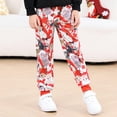 thumbnail image 2 of Aideaone Boys Christmas Pajama Pants Kids Long PJ Bottoms with Pockets 3D Print Sleepwear for Boys 7-16 Years, 2 of 5