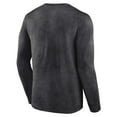 thumbnail image 3 of Men's Fanatics Heather Charcoal Miami Heat Front Court Press Snow Wash Long Sleeve T-Shirt, 3 of 3